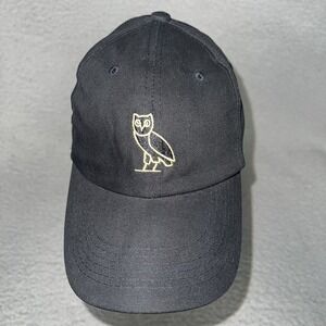 Drake October's Very Own Hat Black OVO Gold Owl Merch Baseball Cap Strapback